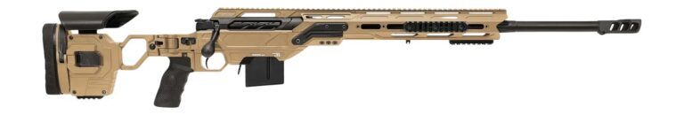 Cadex Inc CDXMCKRKN6524BR20I2B1N CDX-MC Kraken 6.5 Creedmoor 10+1 24″ Black DLC Match Grade Threaded Barrel, Hybrid Tan Receiver w/Picatinny Rail, M-LOK Handguard, Hybrid Tan Adjustable Folding Buttst