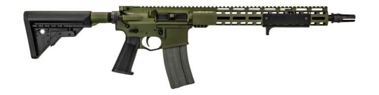 Griffin Armament MK1PATROLWHG-W MK1 Patrol 223 Wylde 30+1 14.50″ Black Anodized Barrel, Warhawk Green Anodized Aluminum Receiver w/Picatinny Rail, M-LOK Handguard, Griffin Extreme Condition Black Poly