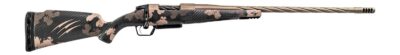 Fierce Firearms ROGSSX65PRC20BRS Twisted Rogue XP 6.5 PRC 3+1 20″ Smoked Bronze Cerakote Spiral Fluted Threaded Stainless Steel Barrel, Drilled & Tapped Receiver, BiPod Rail Forend, Sonora Ambush Camo