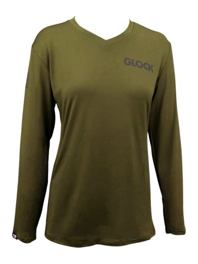 GLK AP96429 LADIES PERFORMANCE SHIRT GRN XL