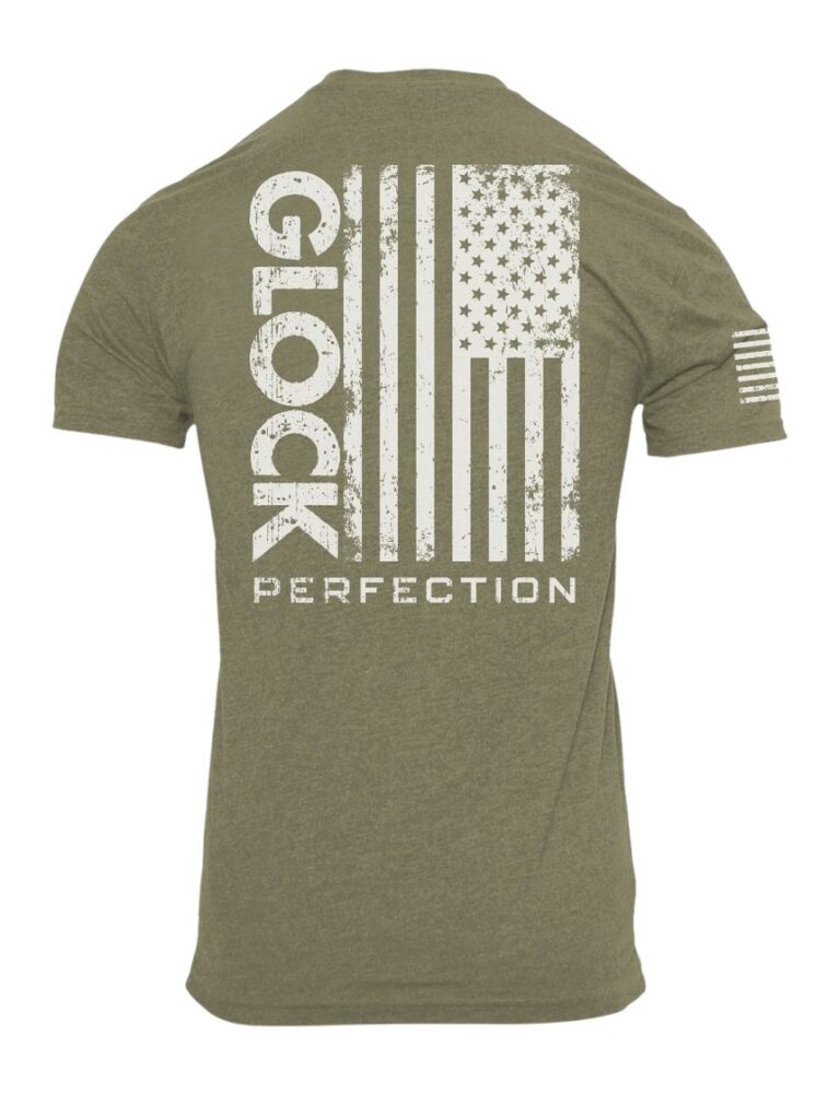 GLK AP96397 PERFECTION FLAG TEE S GRN GLK AP96397 PERFECTION FLAG TEE S GRN