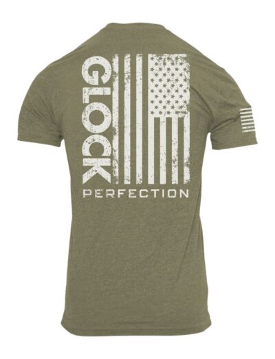 GLK AP96401 PERFECTION FLAG TEE 2XL GRN