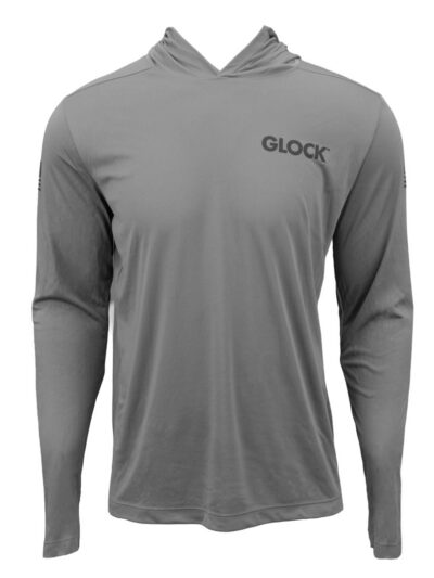 GLK AP96416 HOODED PERFORMANCE SHIRT M   GREY