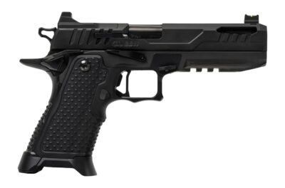 Oa Defense  2311 Pro Elite Full Size 9mm Luger 21+1 5″ Black DLC Steel Optic Ready/Serrated Slide, Black Aluminum Frame w/Picatinny Rail, Black Aluminum Grip, Ambidextrous