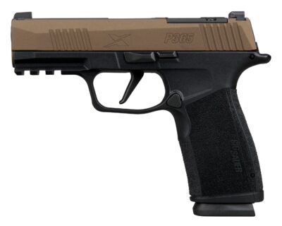SIG P365 XMACRO 9MM 3.7 BRONZE/BLK OR 17RD