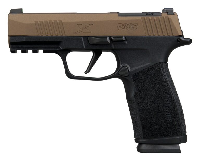 SIG P365 XMACRO 9MM 3.7 BRONZE/BLK OR 17RD SIG P365 XMACRO 9MM 3.7 BRONZE/BLK OR 17RD
