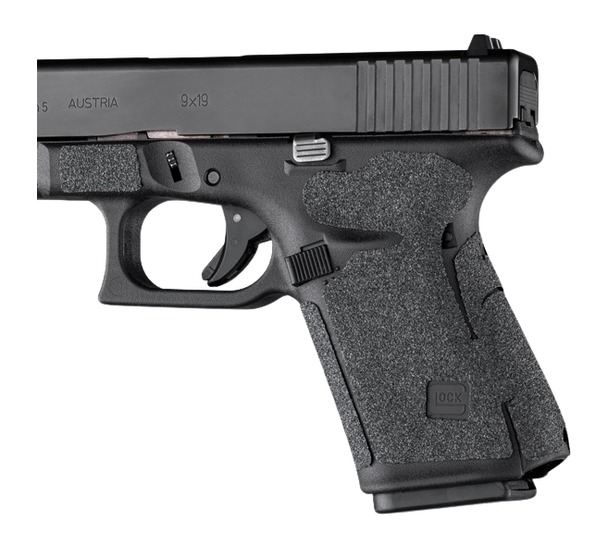 Wrapter Grit Adhesive Grip Glock Gen 5 Glock 19 19MOS 44 Black Wrapter Grit Adhesive Grip Glock Gen 5 Glock 19 19MOS 44 Black