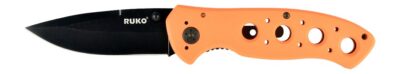 RUKO RUK0075BZ     440A 3-1/4″BLAZE ORANGE FOLDING