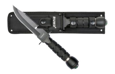 RUKO RUK0163      420J2 6″SURVIVAL FIXED W/COMPASS