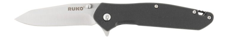 RUKO RUK0187BK    420A 3.25″TACT BLK GFR FOLDING