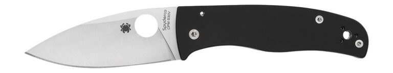 SPYDERCO BODACIOUS BLK/SLV S30V SPYDERCO BODACIOUS BLK/SLV S30V