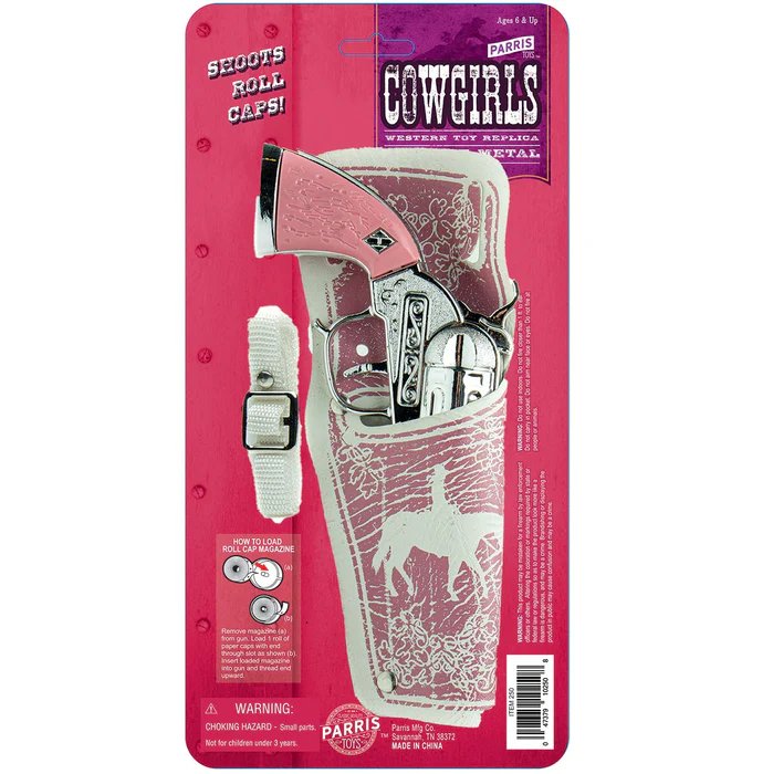 Parrs Toys White/Purple/ Carded Pistol, Purple Holster. White. Belt Parrs Toys White/Purple/ Carded Pistol, Purple Holster. White. Belt