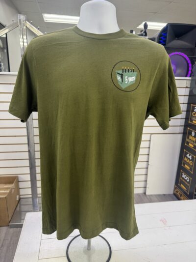 2A Zone 5-Year Green T-Shirt Size 4XL