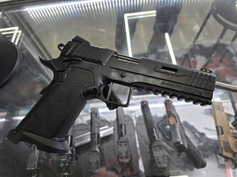 Stealth Arms Platypus, Government Length, Black, Prickle Grip, Bull Barrel, RMR Plate, Full Rail, 25ACP Stealth Arms Platypus, Government Length, Black, Prickle Grip, Bull Barrel, RMR Plate, Full Rail, 25ACP