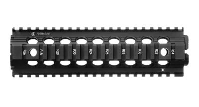 Troy Ind MRFD9BT00 Drop In For all Mid Length Carbines Aluminum Black Hard Coat