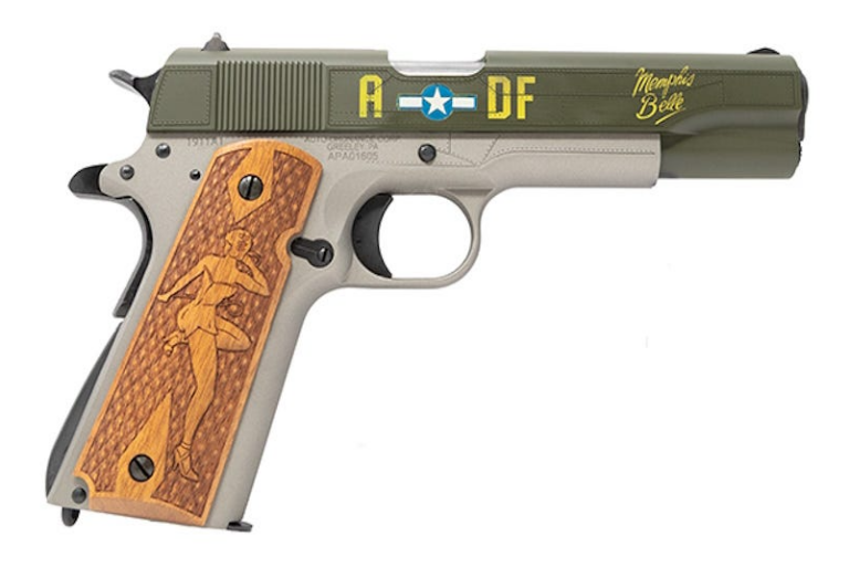 AUTO ORDNANCE 1911A1 MEMPHIS BELLE PACKED SOLD AS USED 1911BKOC19USED