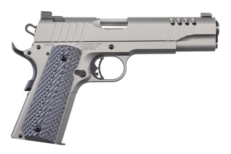 AUTO ORDNANCE 1911TCA STAINLESS CLEAR WITH NS PACKED SOLD AS USED 1911TCAC6NUSED