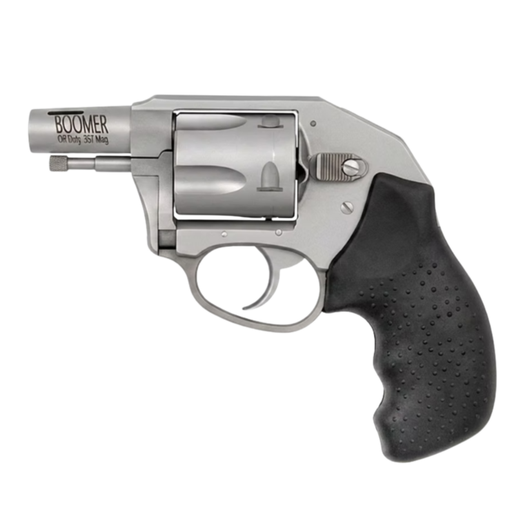 CHARTER ARMS BOOMER 357 MAG 2IN BARREL 5RD STAINLESS STEEL ALUM FRAME SMOOTH WOOD GRIP CONCEALED HAMMER 73559