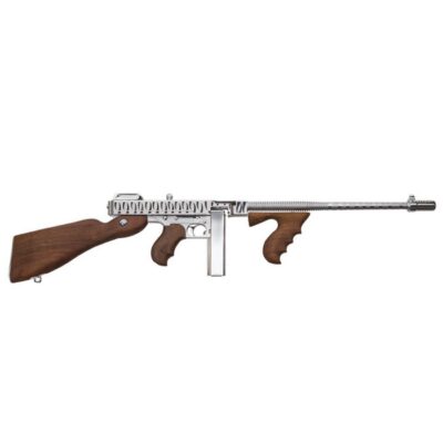 THOMPSON 1927A1 DLX CHROME TIGER STRIPE PACKED SOLD AS USED T150DCRTSUSED