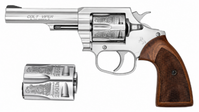 COLT VIPER 357 MAG 250TH SCROLL 4.25IN BARREL SS 6RD VIPER-SP4WRR-250TH