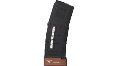 Taran Tactical Innovations 30 Round AR-15 PMAG Completed Magazine w/TTI +5 Basepad. PMBP-CM-BLK-06.