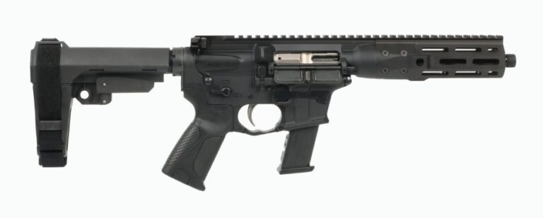 LWRC IC-9 9MM 8.5IN BARREL 33RD BLACK PISTOL WITH SBA3 BRACE ICP9B8SBA3