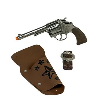 Parris Toys Yellow/Brown Carded Pistol Brown Holster Brown Belt Parris Toys Yellow/Brown Carded Pistol Brown Holster Brown Belt