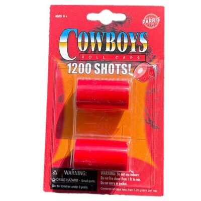 Parris toys Paper Roll Ammo Cap Rifle Bulk Six White/purple Hang Tab Card