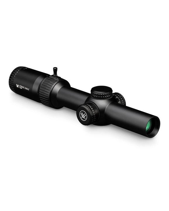 Vortex Optics Strike Eagle Rifle Scope 30mm 1-6x24mm 1/2 MOA Adjustment Illuminated AR-BDC3 Reticle SKU – 776363 SE-1624-2 Vortex Optics Strike Eagle Rifle Scope 30mm 1-6x24mm 1/2 MOA Adjustment Illuminated AR-BDC3 Reticle SKU – 776363 SE-1624-2