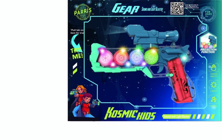 Parris Toys Gear Vocal Gun Gear Sound and Light Blaster