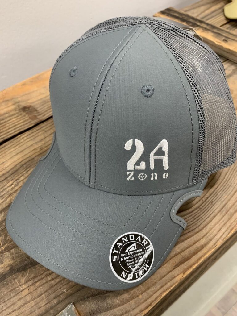 2nd Amendment Zone Notch Trucker Hat Grey – Terra Notch