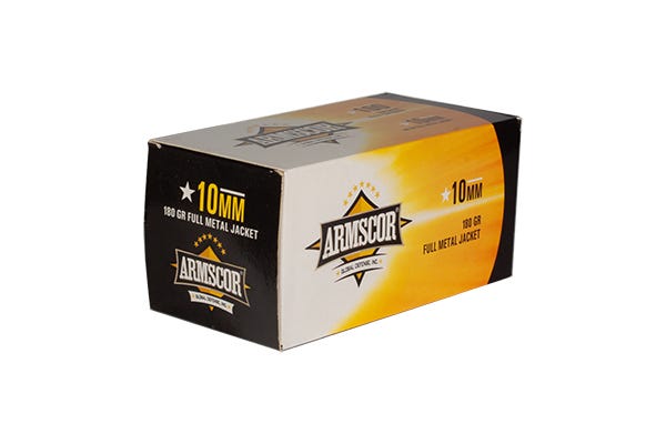 ARMSCOR AMMO 10MM 180GR FMJ 100/12 VALUE PACK