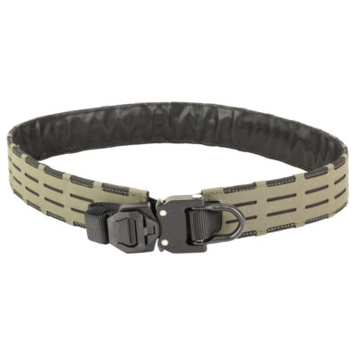 Haley Strategic Partners, D3 Outer Belt Snake Bite, 1/2″ Molle Row Compatible, Cobra D-Ring Snakebite Buckle, Large 38″-41″, Ranger Green, Includes (1) Outer Belt, (1) Mandible Angled Molle Strap, (1) Mandible Vertical Molle Strap 2 Pack