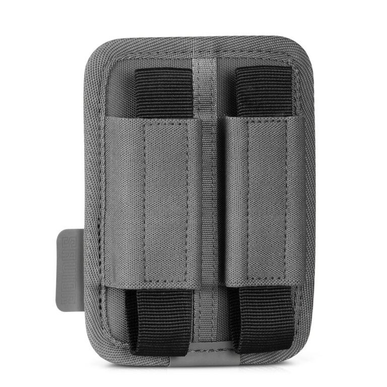 Savior Pistol Mag Holder w/ Hook Backing – 2 Slot – Gray Savior Pistol Mag Holder w/ Hook Backing – 2 Slot – Gray