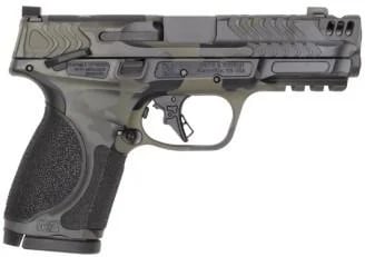 M&P 2.0 Compact Series Performance Center® M&P®9 M2.0 Metal Compact Carry Comp 14647 9mm Semi Auto Pistol, Black Multicam (2) 15 round magazines.