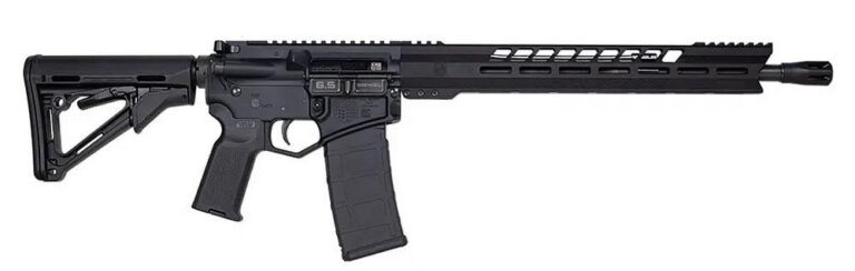 Diamondback DB1732N001 DB15  6.5 Grendel 18″ 5+1,28+1 Black Adjustable Magpul CTR Stock Black Magpul MOE K2 Grip with Black Gold Lower 15″ M-Lok