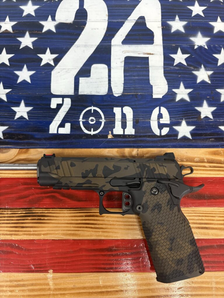 Alpha American AAF-4 Comm Sing Shot Pistol – Alpha Stack – Shadow Fire Camo Alpha American AAF-4 Comm Sing Shot Pistol – Alpha Stack – Shadow Fire Camo