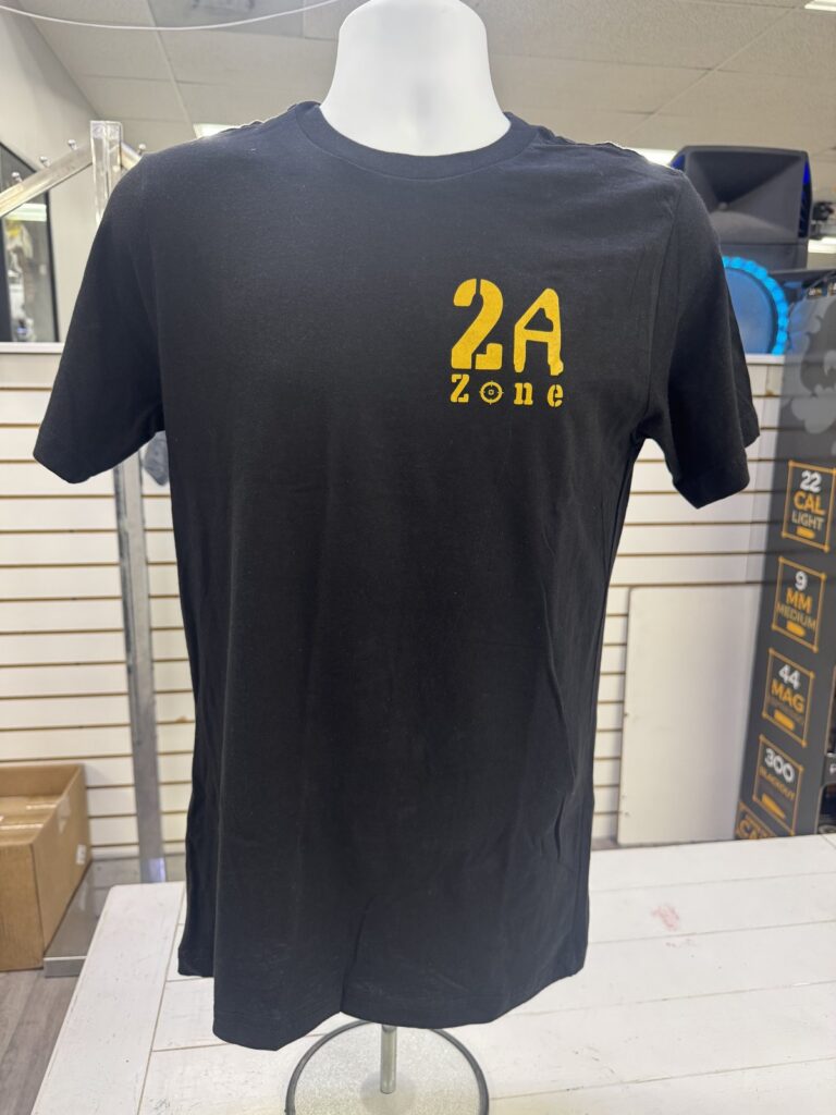 2A Zone Black T-Shirt Size 4XL 2A Zone Black T-Shirt Size 4XL