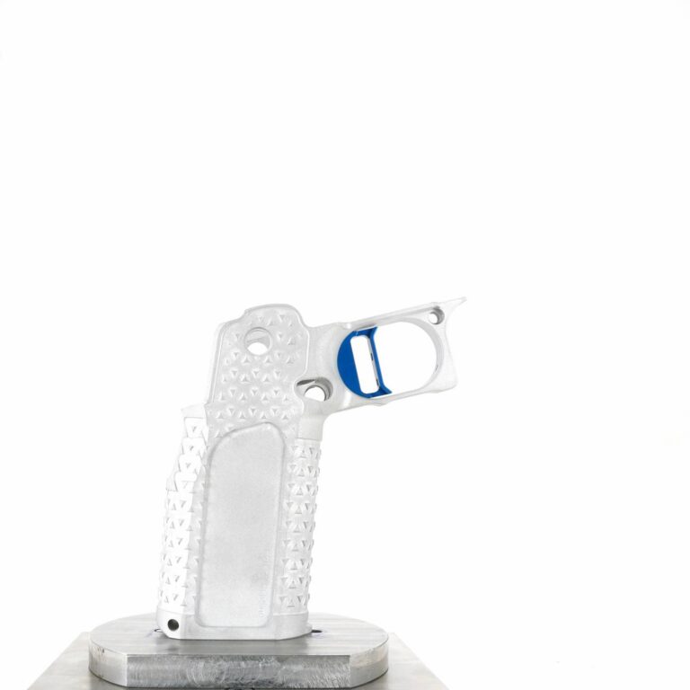 Atlas Gunworks Flat X-Line Trigger Flat Medium 1911 Double Stack – Blue Atlas Gunworks Flat X-Line Trigger Flat Medium 1911 Double Stack – Blue