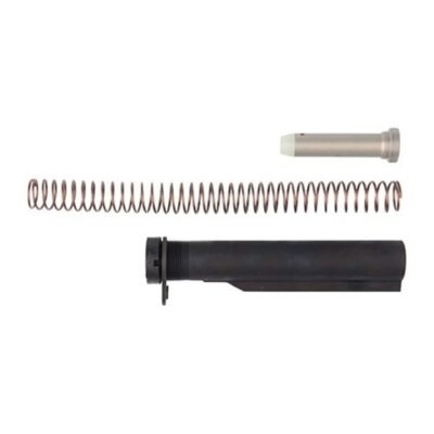 Bravo Company, Stock Hardware Mount Kit, Fits AR Rifles, Mil-Spec Buffer Tube, Stock Kit Contains Buffer, Tube, Spring, & Hardware, Black