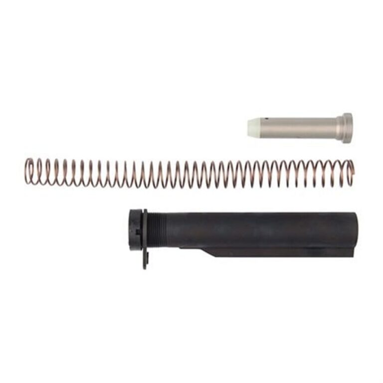Bravo Company, Stock Hardware Mount Kit, Fits AR Rifles, Mil-Spec Buffer Tube, Stock Kit Contains Buffer, Tube, Spring, & Hardware, Black