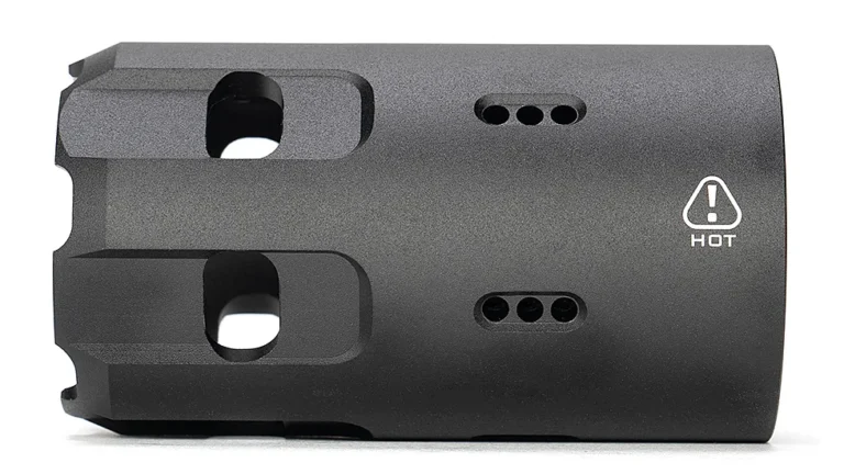 Strike Industries Oppressor LITE V2 Blast Shield Steel Nitride Muzzle Device Strike Industries Oppressor LITE V2 Blast Shield Steel Nitride Muzzle Device