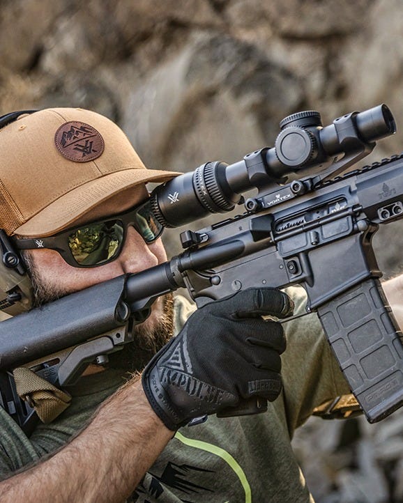 Vortex SE-11001 Strike Eagle 1-10×24 FFP EBR-8 BDC MOA Reticle 30mm Tube