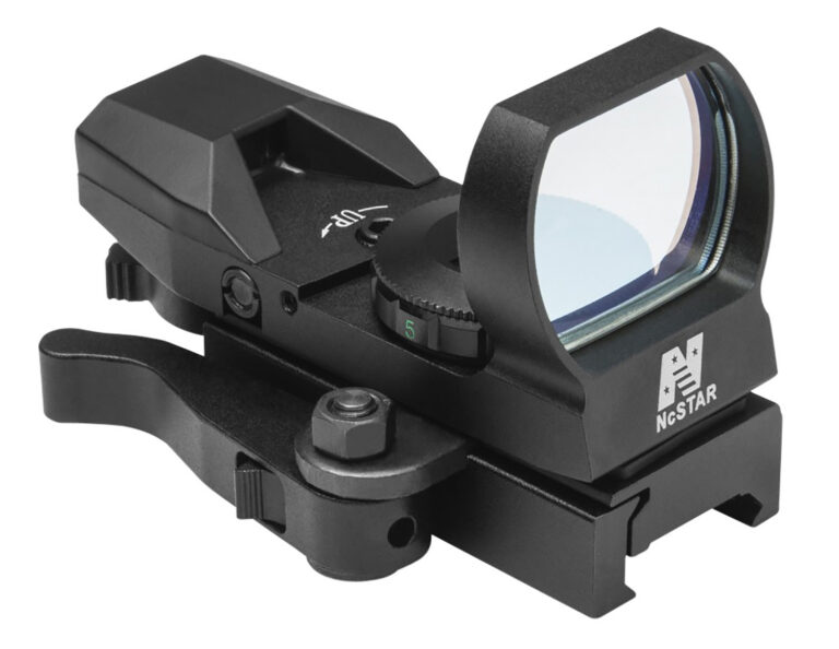 RED REFLEX SIGHT/4 RETICLES/QR MNT/BLK