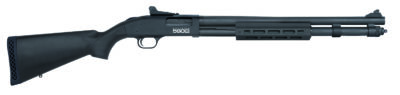 Mossberg 51602 590S Full Size 12 Gauge Pump 3″ 13+1 20″ Matte Blued Steel Barrel, Black Anodized Engraved Stainless Steel Receiver, Black Synthetic Stock, Right Hand, Accu-Choke