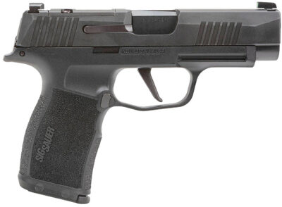 Sig Sauer 365XL9BXR3P10 P365XL  9mm Luger 10+1 3.70″ Black Barrel, Black Nitron Optic Ready/Serrated SS Slide, Black SS Frame w/Beavertail &  Black Polymer Grips