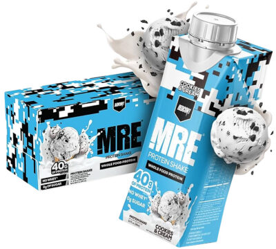 Redcon1 RC1MRERTDCC12 MRE Ready to Drink Cookies N Cream 14 oz, 12pk