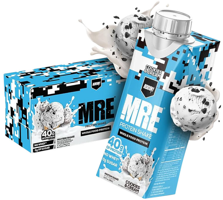 Redcon1 RC1MRERTDCC12 MRE Ready to Drink Cookies N Cream 14 oz, 12pk