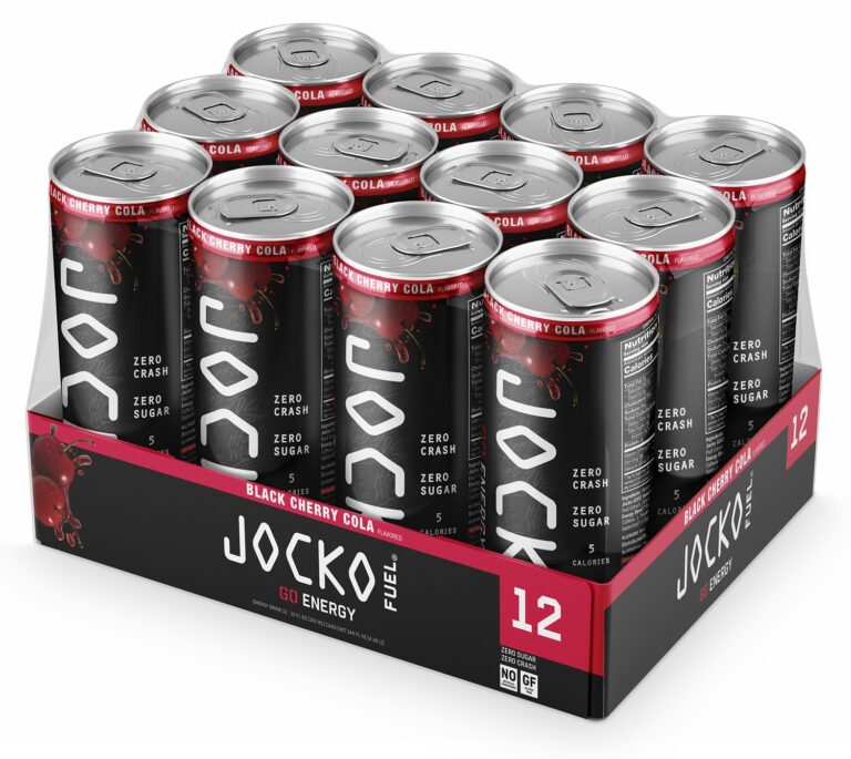 Jocko Fuel 29000 Black Cherry Vanilla Energy Drinks 12oz 12Pack Jocko Fuel 29000 Black Cherry Vanilla Energy Drinks 12oz 12Pack