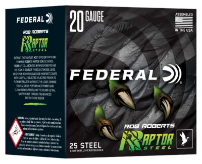 20GA 3 IN 1OZ 1400FPS #2 RAPTOR STEEL 25 ROUNDS